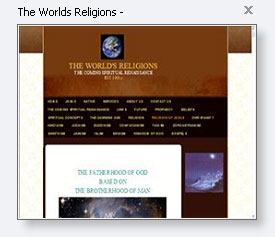 The World Religions  - Click Thumbnail to OPEN